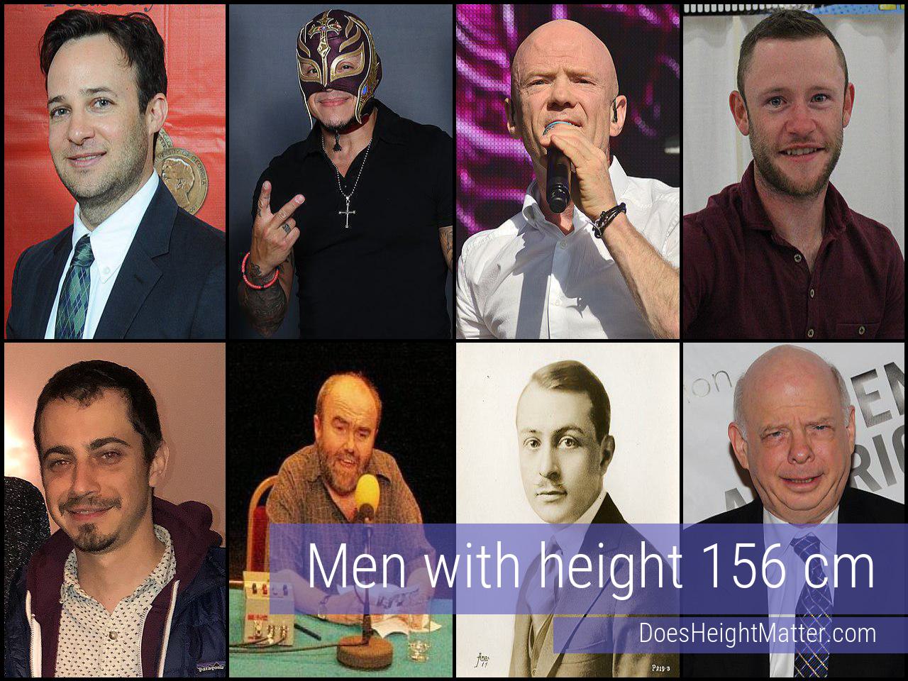 156 cm Male Celebrities