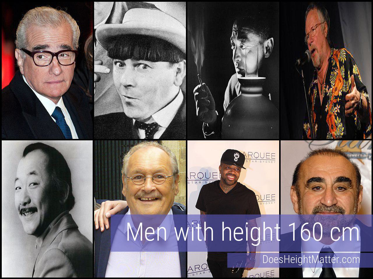 160 cm Male Celebrities