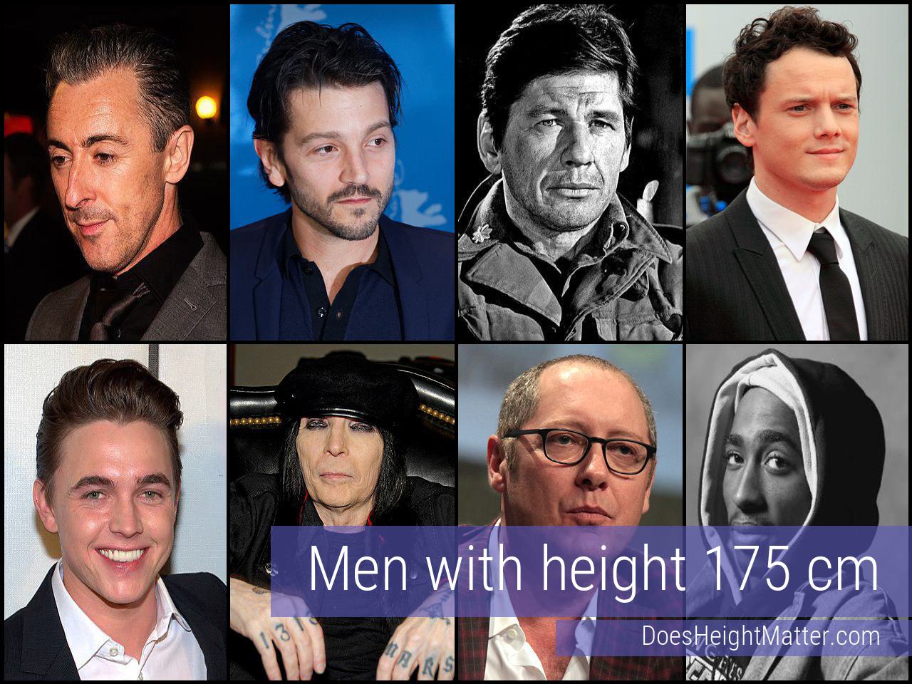175 cm Male Celebrities