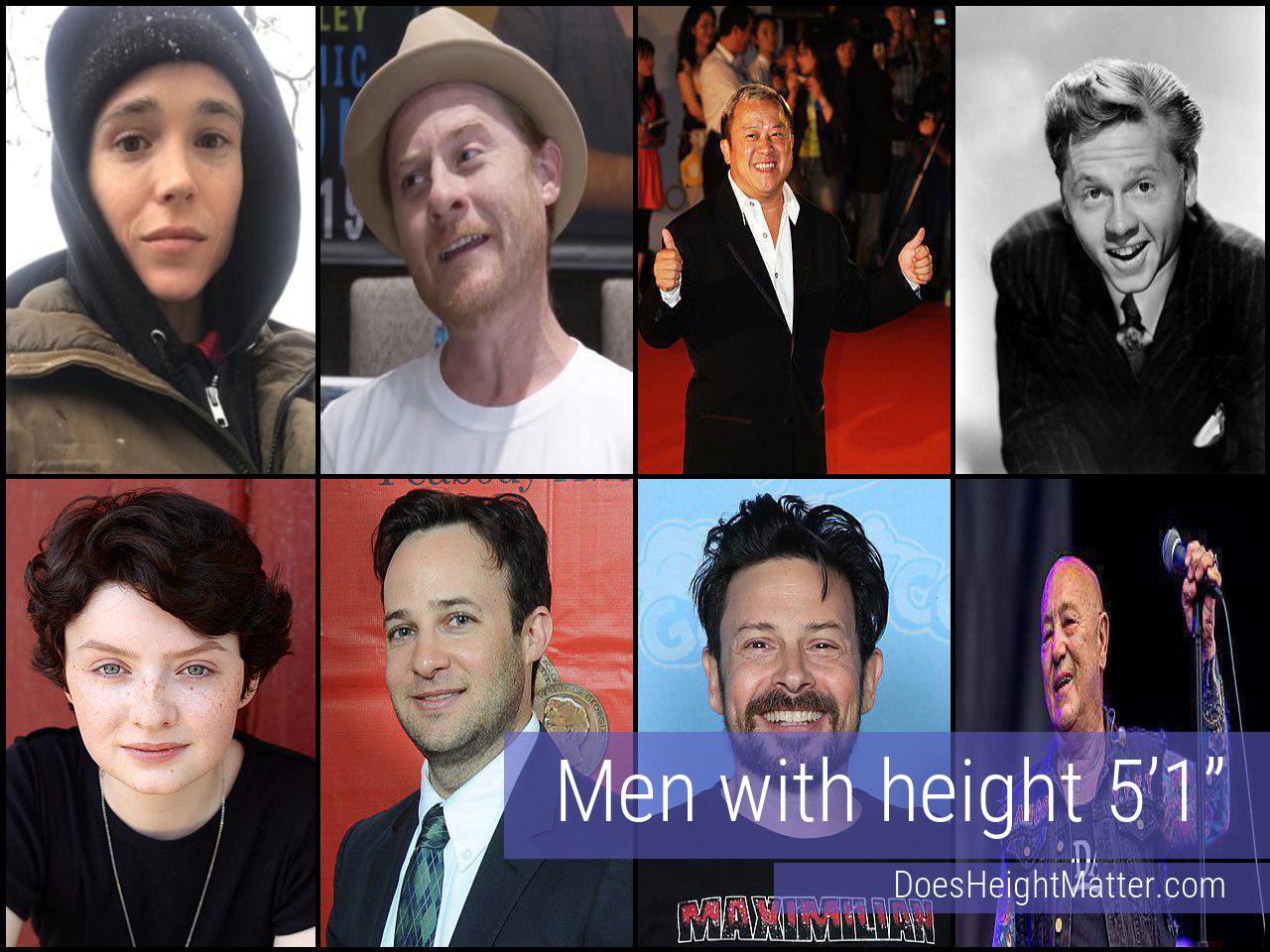 Male celebrities who are 5 ft 1