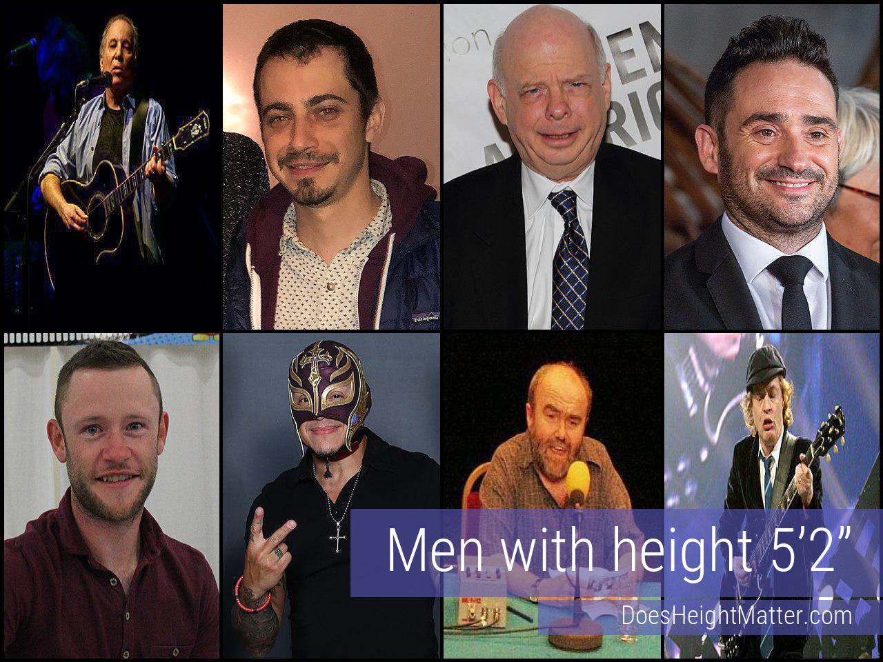 Male celebrities who are 5 ft 2