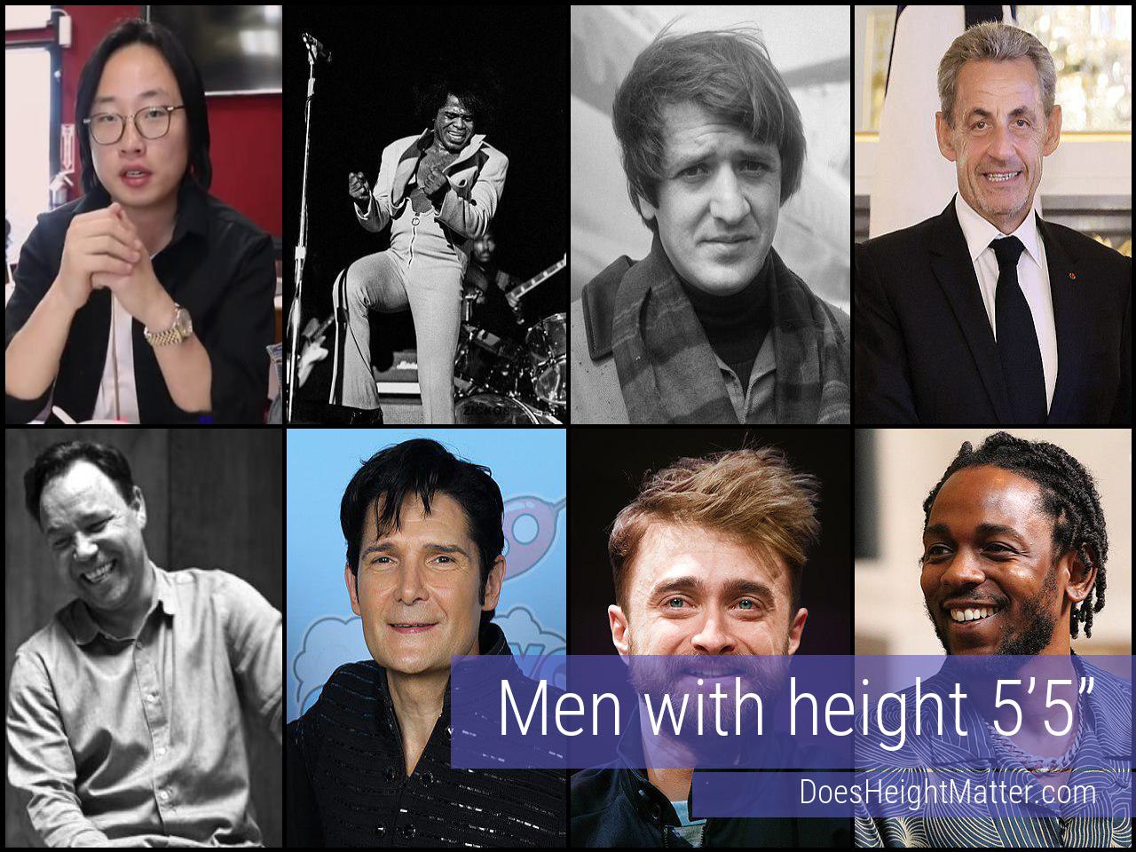 Male celebrities who are 5 ft 5